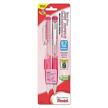 Pentel Twist-Erase Mechanical Pencil, 0.7mm, #2 Medium Lead, 2/Pack (PD277TBP2P-BC)