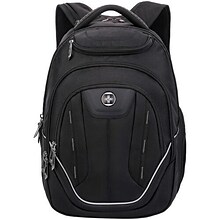 SwissDigital Terabyte F Dual Side Pocket Backpack , Black/Gray (J16BTF-02)