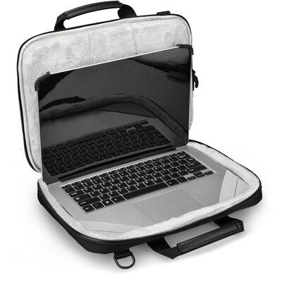 SwissDigital BOLLIGEN Polyester Laptop Sleeve for 14'' Laptops, Black, (SD8525-01)