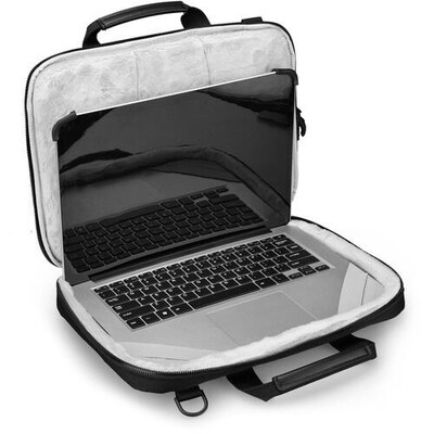 SwissDigital BOLLIGEN Polyester Laptop Sleeve for 16'' Laptops, Black, (SD8526-01)