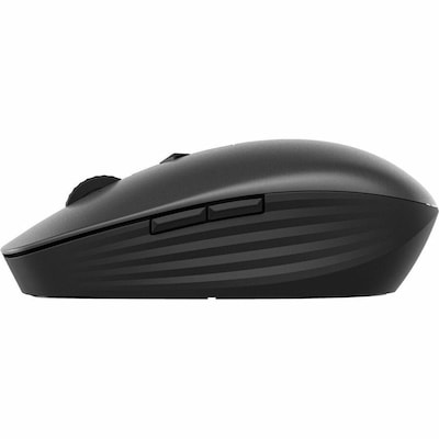 HP 710 Rechargeable Silent Wireless Ergonomic Track-On-Glass Mouse, Black (6E6F2AA)