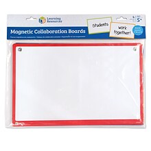 Learning Resources Magnetic Collaboration Boards Classroom Activity Boards, 4 Pieces (LER6370)