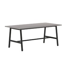 Flash Furniture Redmond 72W x 36D Conference Table, Laminate, Gray Oak (MTM7236LTGRYABF)