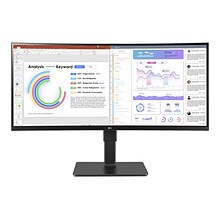 LG 34 UltraWide WQHD Curved IPS 60 Hz LED Monitor with Built-in Universal Docking Station, Business