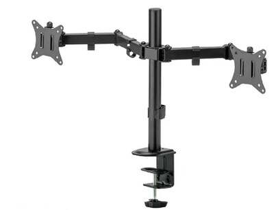 Barkan  dual monitor arm desk mount for 13 to 32 monitors, Black (M142T)