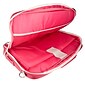 Vangoddy Office Business Travel Laptop Case up to 12 inch laptop Tablet + 4x MicroUSB Charging Cables, Pink