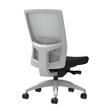 Union & Scale Workplace2.0™ Task Chair, Black Vinyl, Adjustable Lumbar, Armless, Advanced Synchro-Ti