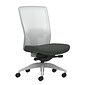 Union & Scale Workplace2.0™ Fabric Task Chair, Iron Ore, Adjustable Lumbar, Armless, Advanced Synchro-Tilt Seat Control (53569)