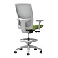 Union & Scale Workplace2.0™ Fabric Stool, Pear, Integrated Lumbar, Height & Width Adjustable Arms, Synchro-Tilt Control (53773)