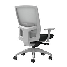 Union & Scale Workplace2.0™ Task Chair, Black Vinyl, Adjustable Lumbar, 2D Arms, Advanced Synchro-Ti