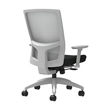 Union & Scale Workplace2.0™ Task Chair, Black Vinyl, Integrated Lumbar, 2D Arms, Synchro-Tilt with S