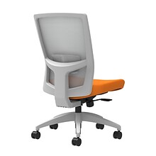 Union & Scale Workplace2.0™ Fabric Task Chair, Apricot, Adjustable Lumbar, Armless, Synchro-Tilt w/