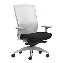 Union & Scale Workplace2.0™ Task Chair, Black Vinyl, Integrated Lumbar, 2D Arms, Advanced Synchro-Ti