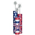 Amscan Patriotic Tinsel Firework Fourth of July Centerpiece, 2/Pack (280061)