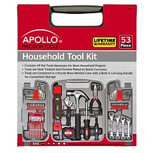 Apollo Tools Household Tool Kit, 53 Piece (DT9408)