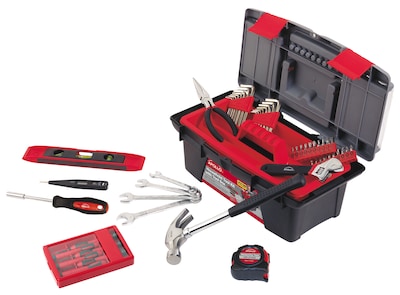 Apollo Tools Household Tool Kit with Tool Box, 53 Piece (DT9773)