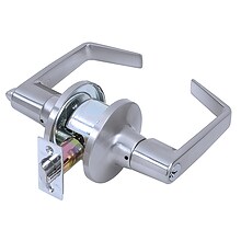 Tell Light Duty Commercial Entry Lever Lockset, Satin Chrome Finish 26D (CL100200)