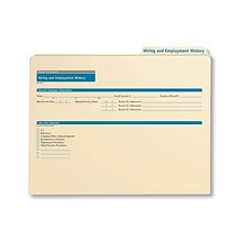 ComplyRight™ Employee Hiring & Employment History Folder, Pack of 25 (A3310)