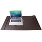 SUM Anti-Slip Wood Desk Pad with Side Rail, 34.5" x 24", Brown (OSCDPD001)