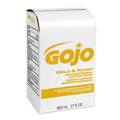 GOJO Liquid Hand Soap Refill for Dispenser, Fresh Balsam Scent, 27 oz. (9127-12)