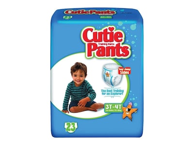 Cuties Pants Training Pants For Boys Large 3T-4T, 92/PK (CR8007)