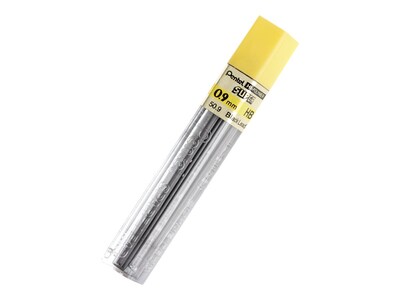 Pentel Super Hi-Polymer Lead Refill, 0.9mm, 15/Leads (50-9HB)