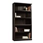 Sauder Select Collection 70"H 5-Shelf Bookcase, Estate Black (414235)