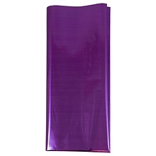 JAM Paper® Gift Tissue Paper, Purple Mylar, 3 Sheets/Pack (11734228)
