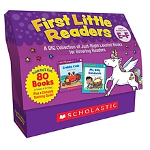 First Little Readers, Level E-F, Paperback, 80/Set (9781338256567)