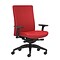Union & Scale Workplace2.0™ Task Chair Upholstered 2D, Adjustable Arms, Cherry Fabric, Synchro Tilt