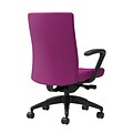 Union & Scale Workplace2.0™ Task Chair Upholstered, Fixed Arms, Amethyst Fabric, Synchro Tilt Seat S