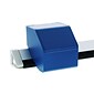 Bostitch Konnect™ Plastic Short Storage Bin, Removable Lid & Dividers, 3.4" W, Blue (KT-CUP-BLUE)