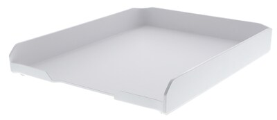 Bostitch Konnect Front Loading Stackable Letter Tray, Letter Size, White (KT-TRAY-WHITE)