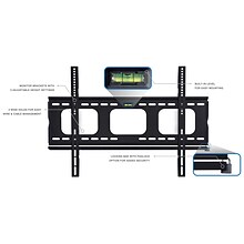 Mount-It! Low-Profile Fixed Flat TV Wall Mount for 32 to 60 TVs (MI-305B)