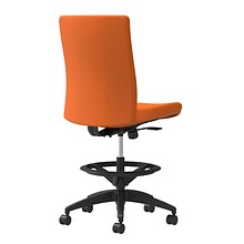 Union & Scale Workplace2.0™ Stool Upholstered, Armless, Apricot Fabric, Limited Synchro Tilt (54226)