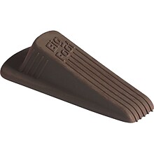 Master Big Foot Rubber Doorstop, Brown, 2/Pack (00971)