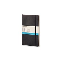 Moleskine Classic Notebook, Soft Cover, Larege, 5 x 8.25, Dotted, Black (892741XX)
