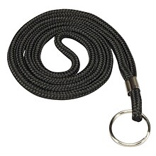 Sicurix Standard Lanyard Ring Rope Style, Black (BAU69309)
