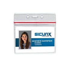 Sicurix Sealable ID Badge Holders (BAU47830)