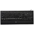 Logitech Illuminated K740 Wired Keyboard, Black (920-000914)