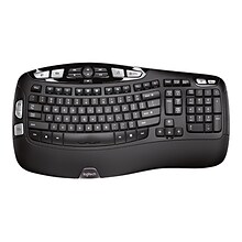Logitech K350 Wireless Keyboard, Black (920-001996)