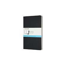 Moleskine Cahier Journal, 5 x 8.25, Dotted Ruled, Black, 80 Pages, 3/Pack (719213)