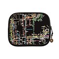 New York City Subwayline Map Black Neoprene iPad Sleeves