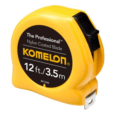 Komelon® Professional Series Power Tapes, 12ft Blade