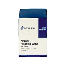 First Aid Only Alcohol Pads, 100/Box (H305)