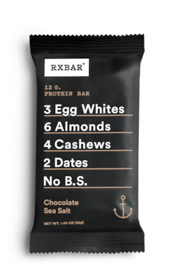 RXBAR Chocolate Sea Salt Protein Bar, 1.83 oz, Box of 12 (CGO00430)