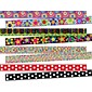 Barker Creek 140' x 3", Retro, Double-Sided Trimmer Set, In The Groove, Multicolor, 4 Packs of 12 (SS0951)
