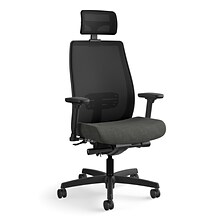 HON Endorse Fabric/Mesh Mid-Back Task Chair with Headrest, Starry Night, All-Adjustable Arms (HONLWM