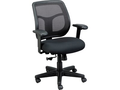 Eurotech Apollo Fabric Task Chair, Black (MT9400-BK)