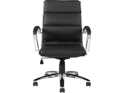 Global OTG Faux Leather Executive Chair, Black (OTG11648B)